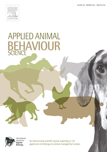 Applied Animal Behaviour Science