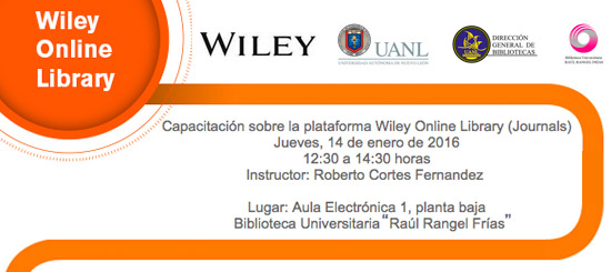 Capacitación plataforma Wiley Online Library