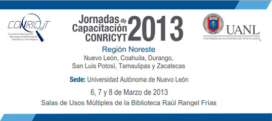 Jornadas de Capacitación de Conricyt 2013