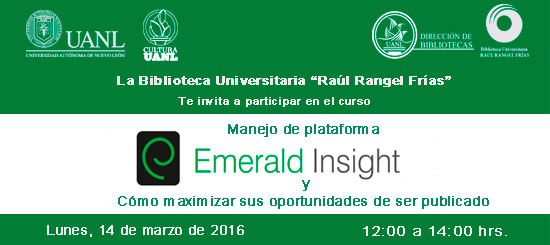 Curso Manejo de plataforma Emerald Insight