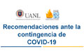 Recomendaciones ante la contingencia de COVID-19